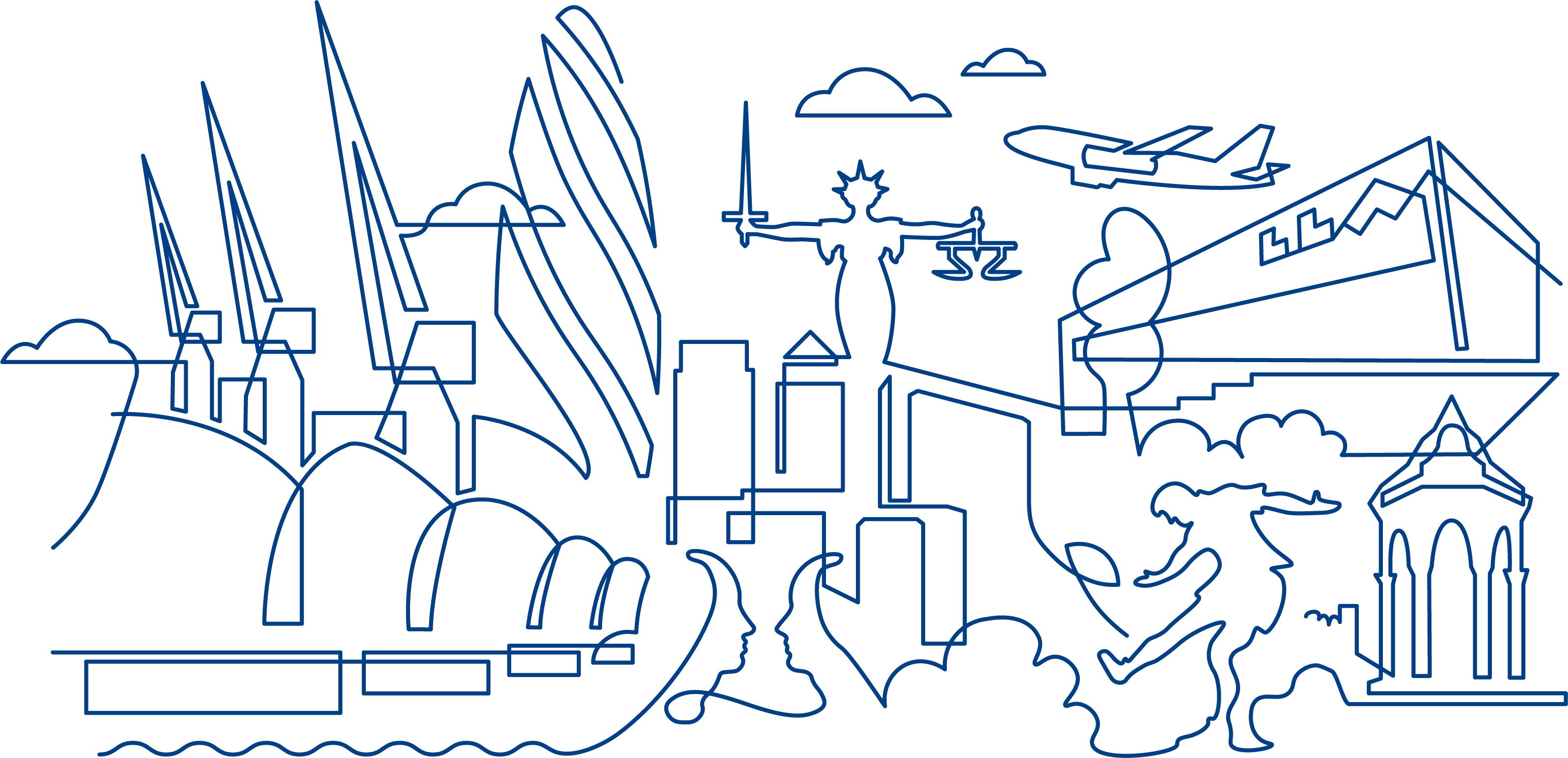 Brand Illustration ELFT Corporate dark blue